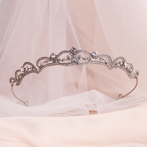 Diadèmes de mariage baroques et couronnes royales, bijoux de <span class=keywords><strong>cheveux</strong></span> de mariée en zircon, coiffes de princesse, diadèmes pour enfants, couronnes pour filles - Product Image 4