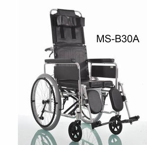 (MS-B30A) Aluminum Manual <b>Lightweight</b> Transport Foldable Power <b>Wheelchair</b> - Product Image 1