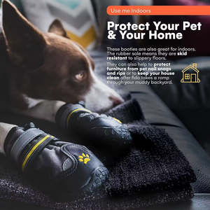 OEM Bottes de <span class=keywords><strong>Neige</strong></span> en Cuir Imperméables et Réfléchissantes pour Chiens Grandes et Moyennes Tailles, avec Protection de Pattes Style Classique, Nouvelle Promotion - Product Image 3