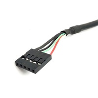 Cable Micro USB con Conector Hembra Dupont de 2.54mm, Ángulo Izquierdo/Derecho, Conductor de Cobre Puro, Blindaje Trenzado, 12 Meses de Garantía
