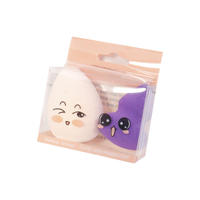 Ensemble d'éponges de maquillage professionnelles en forme de champignon, applicateur de fond de teint doux, marque privée, logo personnalisé, outil cosmétique facial OEM