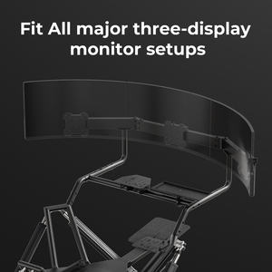 Cockpit de simulateur de course Racebear à 6 axes, plateforme à mouvement complet, machine de jeu d'arcade, pédales réglables, base en aluminium, modèle 6029-1 - Product Image 4