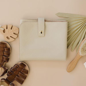 Matelas à langer en cuir végan respirant pliable et imperméable à l'eau - Product Image 3