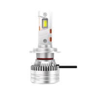 Ampoule de phare LED Canbus X9P H7 55W 12000LM à haut lumen, H3 H11 H8 9005 9006 880/881, phare LED de voiture avec ventilateur