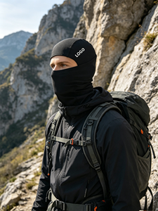 Maschera da Ciclismo Personalizzata con Logo, Antivento, per Mountain Bike, Moto, Sport all'Aperto, Copriviso Tattico Lavorato a Maglia per Sci - Product Image 1