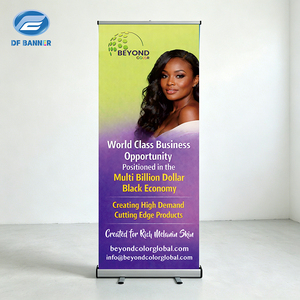 <span class=keywords><strong>Banner</strong></span> Enrollable Plateado Premium de <span class=keywords><strong>100x200</strong></span> cm, Impresión Personalizada, Soporte Retráctil, Portátil, para Promoción de Eventos - Product Image 1