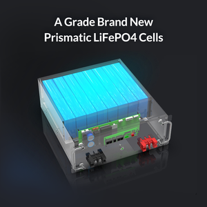 แบตเตอรี่ลิเธียม LiFePO4 แบบติดตั้งบนชั้นวาง 51.2V 100Ah ชุดแบตเตอรี่ลิเธียมไอออน 5Kwh พร้อมระบบ BMS ในตัว สำหรับเก็บพลังงานภายในบ้าน - Product Image 1