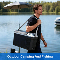 Réfrigérateur portable pour voiture, congélateur 15L, 18L pour le camping, camion, voiture, réfrigérateur portable à refroidissement rapide