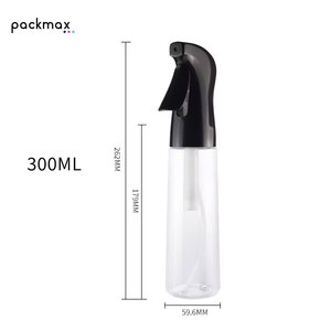 Refillable Eco-Friendly 200ml 300ml Fine <b>Mist</b> Continuous Spray PET <b>Bottle</b> for Home Cleaning Salon & Hair Treatment Recyclable - Product Image 6