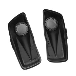 Motorcycle Black 6.5&quot; Saddlebag <strong>Speaker</strong> Lids Cover for <strong>Harley</strong> Touring <strong>Electra</strong> <strong>Glide</strong> Road <strong>Glide</strong> Road King 2014-2021