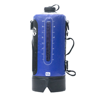Douche solaire portable de camping en plein air 20L Pompe de douche portable Sac de douche en maille PVC