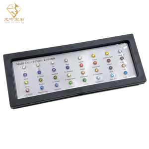 Cubic Zirconia <span class=keywords><strong>Chart</strong></span> 5A CZ Diamond Color Tool Display con caja extraíble - Product Image 4