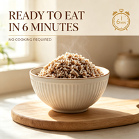 Sugar Free Highland Barley Rice Zero Sodium High Fiber Iron Rich Grain Food 5-6 Minute Instant Meal Hot Water Wholesale OEM