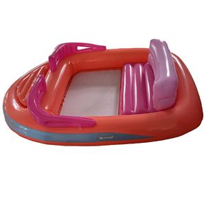 Bateau gonflable flottant pour piscine, équipement de divertissement aquatique pour jet ski, durable et personnalisé, pour 2 couples, usage commercial - Product Image 1