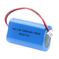 Pack de batteries 7,4 V 18650 2S Lifepo4 1500 mAh-4000 mAh Batterie lithium-ion rechargeable Prise Plusieurs options de capacité