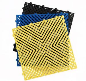 Tapis de sol en plastique résistant à l'usure pour usage industriel, design emboîtable durable pour atelier de detailing automobile, garage - Product Image 1