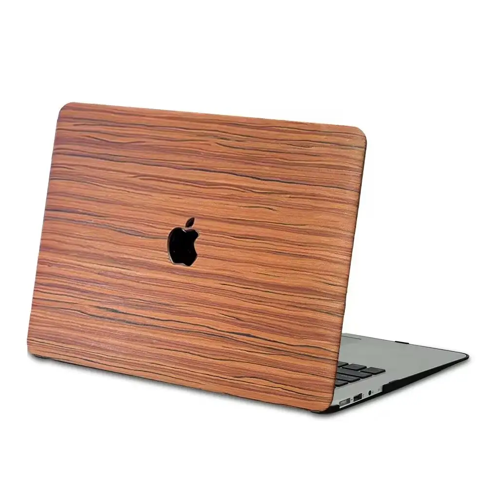 Holz design Schutz matt PC klar transparent Fall Abdeckung für MacBook Pro 16 13 14 15 Zoll für MacBook Air m2 Fall