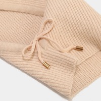 Automne hiver chaud lapin fourrure cagoule cache-cou à capuche chapeau tricoté avec style de caractère pour les femmes