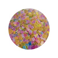 Großpackung 500g/Beutel 5MM Regenbogen Quadratisches Party-Glitzer PVC-Konfetti für DIY-Kunst Nagelkunst Feiertage Hochzeit Geburtstag Party-Dekorationen