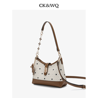Sacs à main élégants en crème à pois, sacs hobo de créateur avec sangle en cuir réglable, sacs à bandoulière pour femmes, sacs à main pour femmes, sacs à bandoulière quotidiens