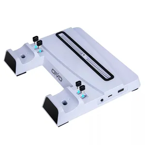 OIVO Brand Game Console Handle Charging Base Cooling Fan Cooling Station With Controller Charger For PS5