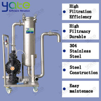 Filtre à eau mobile en acier inoxydable 304/316 à sac unique - Système de purification d'eau et de boissons de qualité alimentaire
