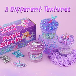 Kit de fabrication de slime DIY très vendu, lot de 3 kits de slime pour filles et garçons, cadeau d'Halloween pour adolescents, cadeau d'anniversaire - Product Image 2