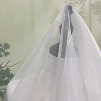 Tissu non tissé respirant en sergé de fil organique recyclé haute densité pour robes Hanfu, jupes, sacs, maillots de bain et textiles de maison pour femmes et garçons