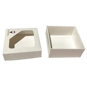 Custom Magnetic Lid Clear Pvc Windows Gift Packaging Paper Boxes Cookies Grazing Chocolate Cupcake Bakery Cake <strong>Box</strong> With Window - Product Image 1