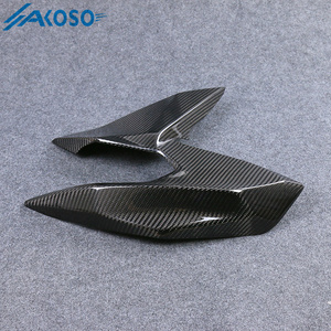 AKOSO-Carénage de moto en fibre de carbone sec 3K, panneau latéral droit, protection supérieure avant pour Kawasaki <span class=keywords><strong>Z</strong></span> <span class=keywords><strong>H2</strong></span> <span class=keywords><strong>2021</strong></span>-2024 <span class=keywords><strong>2021</strong></span>-2024 - Product Image 2