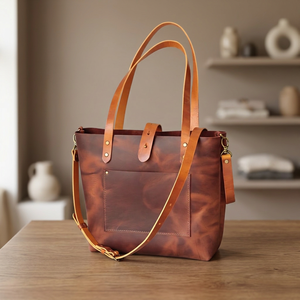 BS INTERNATIONAL Women's Cheap Price Custom Eco Friendly Durable 100% Genuine Leather <b>Large</b> Capacity Waterproof Zipper Handbags - Product Image 6