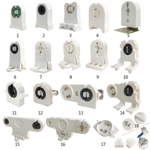 Ming Anjia T8 Lamp Holder Bracket Fluorescent Light Base YG030 For Tube Fixtures - Product Image 1