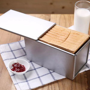 <span class=keywords><strong>Teglia</strong></span> <span class=keywords><strong>rettangolare</strong></span> antiaderente in acciaio al carbonio con coperchio per pane tostato e cottura resistente vassoio in metallo - Product Image 5