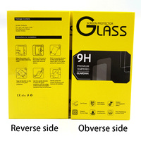 Boîtes d'emballage en verre trempé recyclable en stock, avec pelliculage mat, doublure EVA, carton gris personnalisable
