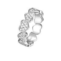 Bague unisexe en argent sterling 925 plaqué or, style James Avery, sertie de moissanite, bijoux haut de gamme polyvalents, modèle MR0284