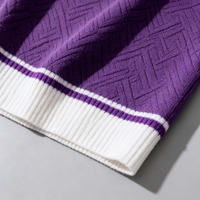 Pull en tricot torsadé personnalisé avec logo, uniformes pour maillots de basket-ball, t-shirts, polos à col montant pour hommes, pull à manches courtes