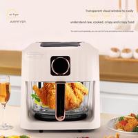 110V nouveau style Visible Air Fryer Usage Domestique 6L Multifonctionnel Intelligent Pomme De Terre Chip Machine Automatique Électrique Air Friteuse