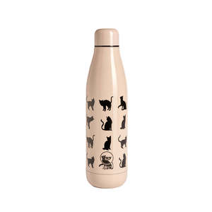 Thermal Bottle 500ml Cat Motif <b>Stainless</b> <b>Steel</b> <b>Tumbler</b> - Product Image 1
