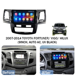 <span class=keywords><strong>Radio</strong></span> Estéreo con Android para coche, marco de 9 pulgadas para TOYOTA FORTUNER/ <span class=keywords><strong>VIGO</strong></span>/ HILUX, 2007-2014, adaptador de arnés de cableado, Cables GPS - Product Image 1