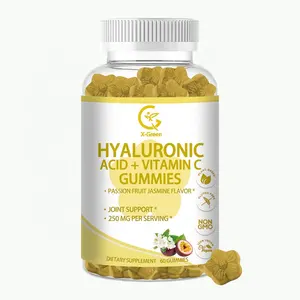 Factory price In stock Hyaluronic Acid Gummies Mixed passion Flavor HA Gummies HA Supplement for Joints Skin & Eyes