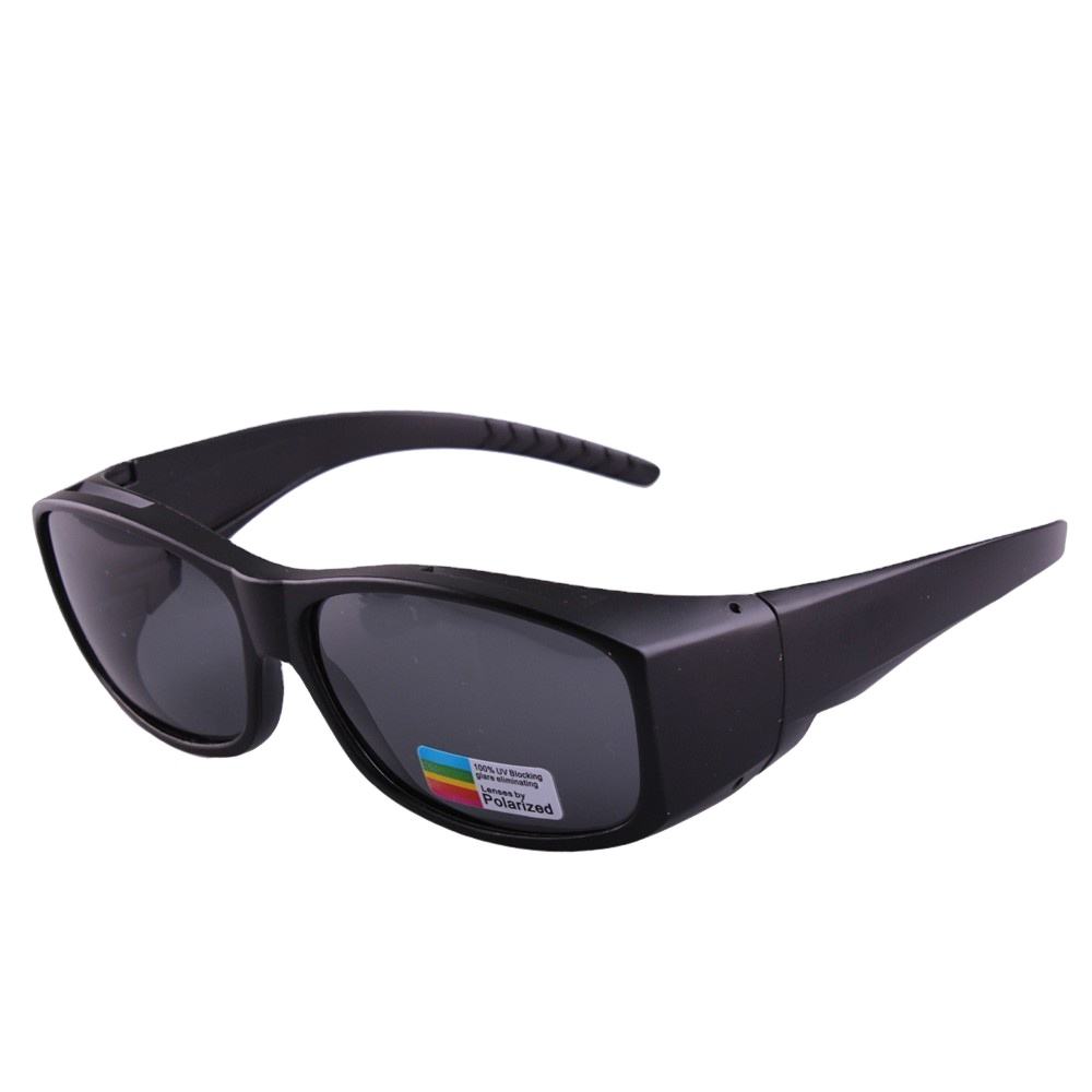 Thick Big Frame Eyeglasses with Polarized Lenses for Men
