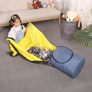 กล่องเก็บของเล่นเด็กแบบถอดประกอบได้ขนาดใหญ่ สำหรับเก็บของในห้องนอน ผ้าอ๊อกซ์ฟอร์ด เหมาะสำหรับเก็บตัวต่อเลโก้ ตุ๊กตา และของเล่นอื่นๆ - Product Image 2