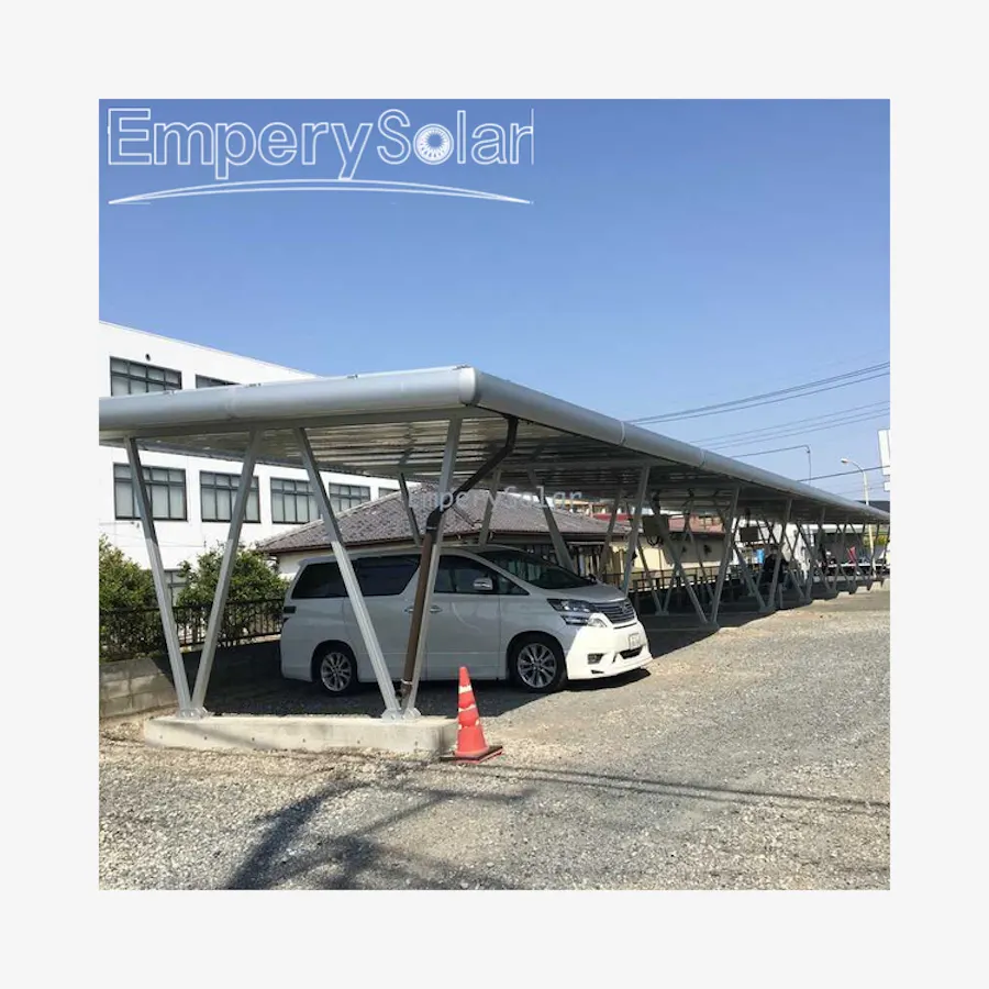 Sistem Panel Surya Kustom Tahan Air Yang Sangat Baik Carport Solar Carport