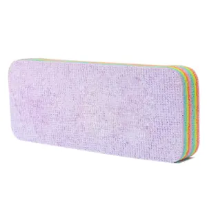 Colored Multi layer PVA Sponge Super Absorbent Cleaning Cloths for Kitchen Cooktop Glass Table Cars