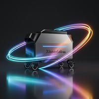 Xlaserlab Q1 120W MOPA Machine de décapage de peinture au laser pulsé portable pour le nettoyage de châssis automobile, de moteurs, de rouille, de bois et de pierre