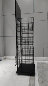 Çelik ekran standı yastık yorgan ekran tel raflar mağaza için zemin ekran kafes - Product Image 5