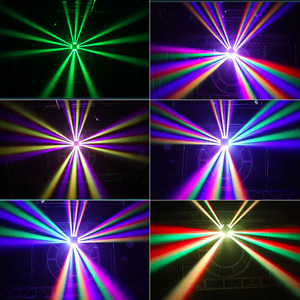 10W x 12PCS vuông ánh sáng laser Flash 120W đầy đủ màu sắc rgbww 4 trong 1 xoay giai đoạn di chuyển đầu ánh sáng laser - Product Image 5