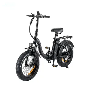 Almacén de EE. UU., el mejor precio, bicicleta eléctrica plegable de 750W para adultos/bicicleta eléctrica de neumáticos gruesos/ciclomotor con Pedal EBike