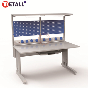 Detall tavolo pesante ESD banco da lavoro banco da laboratorio ESD postazione di lavoro scrivania elettronica con sedia da lavoro - Product Image 5