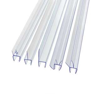 אטם דלת זכוכית מ-PVC מותאם אישית לחדרי מקלחת, בעל תכונות אטימות לאבק, חרקים, רעש ונגד התנגשויות - Product Image 1